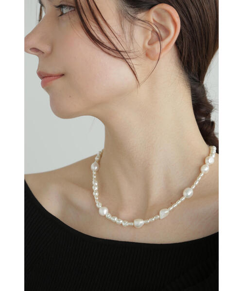 JILL STUART（ジルスチュアート）の「◆アンナパールネックレス（ネックレス・レディース・ホワイト・ﾌﾘ-）」の6枚目の写真