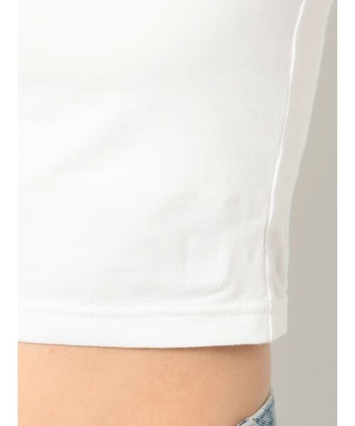 GYDA（ジェイダ）の「GYDA LOGO テープBACKクロスビスチェ（タンクトップ・レディース・ブラック/オフホワイト・FREE）」の8枚目の写真