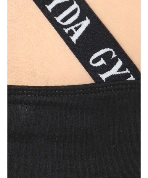 GYDA（ジェイダ）の「GYDA LOGO テープBACKクロスビスチェ（タンクトップ・レディース・ブラック/オフホワイト・FREE）」の20枚目の写真