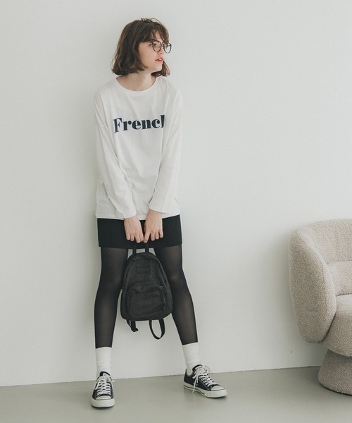 coca（coca）（コカ）の「＼新ロゴ登場／アソートロゴプリントロンT（Tシャツ/カットソー・レディース・B/A/C/D/E/F/H/J/G/I/K・M/L）」の13枚目の写真