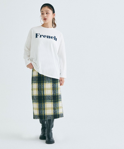 coca（coca）（コカ）の「＼新ロゴ登場／アソートロゴプリントロンT（Tシャツ/カットソー・レディース・B/A/C/D/E/F/H/J/G/I/K・M/L）」の15枚目の写真