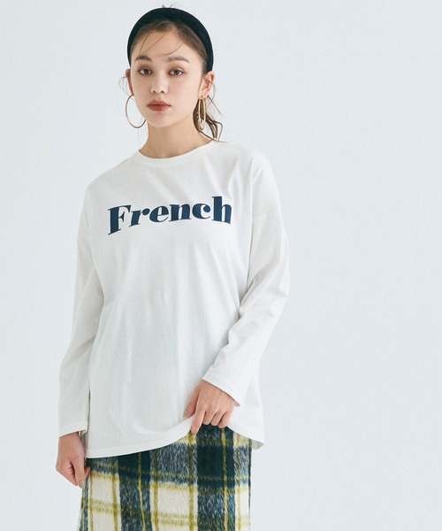 coca（coca）（コカ）の「＼新ロゴ登場／アソートロゴプリントロンT（Tシャツ/カットソー・レディース・B/A/C/D/E/F/H/J/G/I/K・M/L）」の14枚目の写真