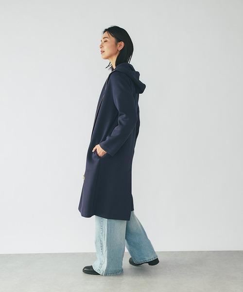 RIVE DROITE(リヴドロワ)の「ロングシーズン活躍する羽織アイテム/ダンボールフードコート(その他アウター・レディース・ネイビー/グリーン/ベージュ・FREE)」の21枚目の写真