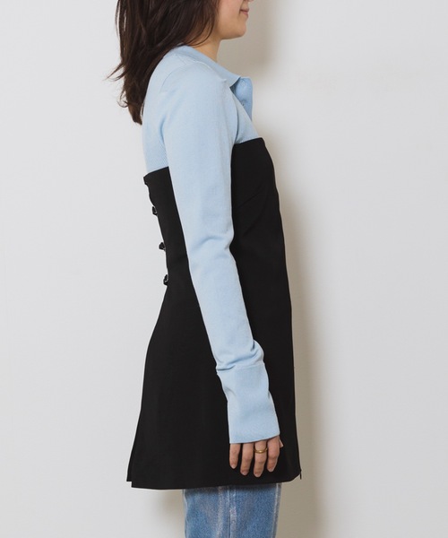 led tokyo FRONT SLIT BUSTIER TOP ビスチェ led tokyo FRONT SLIT BUSTIER TOP ビスチェ