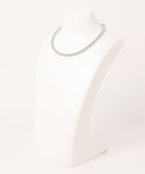 DouDou（ドゥドゥ）の「マグネットボールチェーンショートネックレス（ネックレス・レディース・シルバー・FREE）」の2枚目の写真