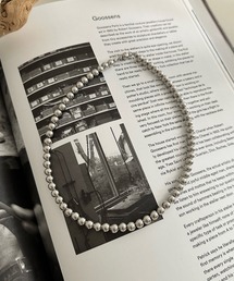 マグネットボールチェーンショートネックレス