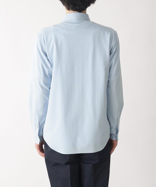 THE SHOP TK (ザ ショップ ティーケー )の「◆【ひんやりとした肌触り】アイスカノコカッタウェイシャツ(シャツ/ブラウス・メンズ・ライトブルー/ライトグレー/ネイビー・01/02/03/04)」の6枚目の写真