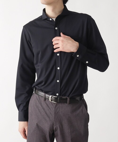 THE SHOP TK (ザ ショップ ティーケー )の「◆【ひんやりとした肌触り】アイスカノコカッタウェイシャツ(シャツ/ブラウス・メンズ・ライトブルー/ライトグレー/ネイビー・01/02/03/04)」の15枚目の写真