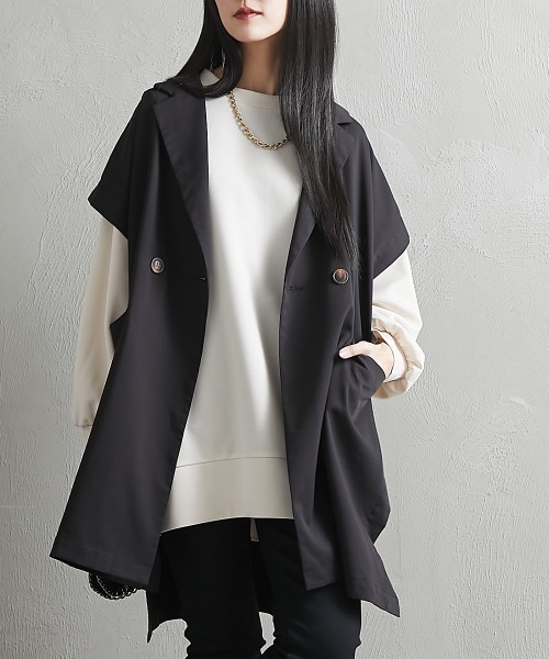 Soiunique（スワユニーク）の「ダンボールニットオーバーサイズトップス ［Soiunique］（スウェット・レディース・モカ/ライトベージュ/ブラック・L/M）」の8枚目の写真