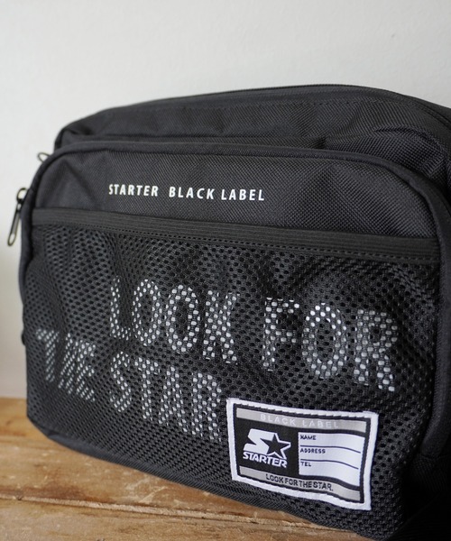Port(ポート)の「【 STARTER BLACK LABEL / スターター 】メッシュ ポケット ショルダーバッグ(ショルダーバッグ・メンズ・ブラック×ブラック/ブラック×ホワイト・FREE)」の16枚目の写真