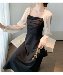 FRP | シアースリーブタックワンピース(ワンピース)