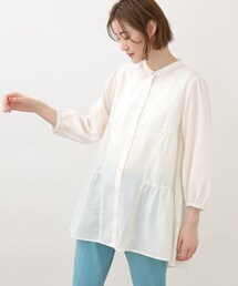 grove | ビンテージボイルティアードブラウス(シャツ/ブラウス)