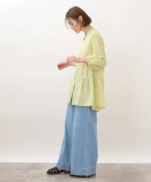 grove（グローブ）の「◆ビンテージボイルティアードブラウス（シャツ/ブラウス・レディース・イエロー/ブラウン系その他/アイボリー・03/02/04/01/05）」の5枚目の写真