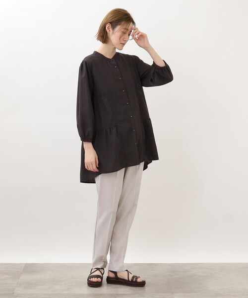 grove（グローブ）の「◆ビンテージボイルティアードブラウス（シャツ/ブラウス・レディース・イエロー/ブラウン系その他/アイボリー・03/02/04/01/05）」の9枚目の写真