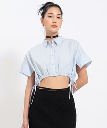 Ray BEAMS | Ray BEAMS / ドロスト クロップド シャツ(シャツ/ブラウス)