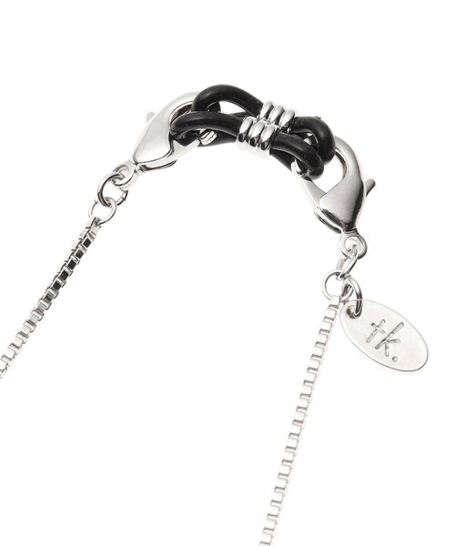 tk.TAKEO KIKUCHI（ティーケータケオキクチ）の「◆マルチチェーンネックレス（ネックレス・メンズ・シルバー/シルバー系5・00）」の9枚目の写真