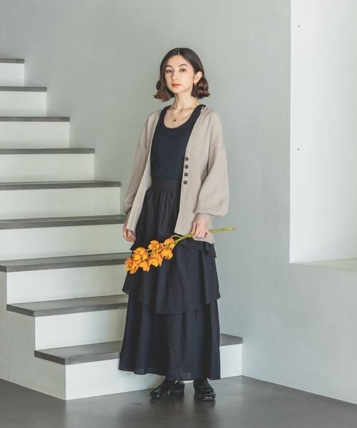 eL（エル）の「【eL】MadeinJapan Basic Tanktop/197836（タンクトップ・レディース・ブラック/ホワイト/ミント・FREE）」の15枚目の写真