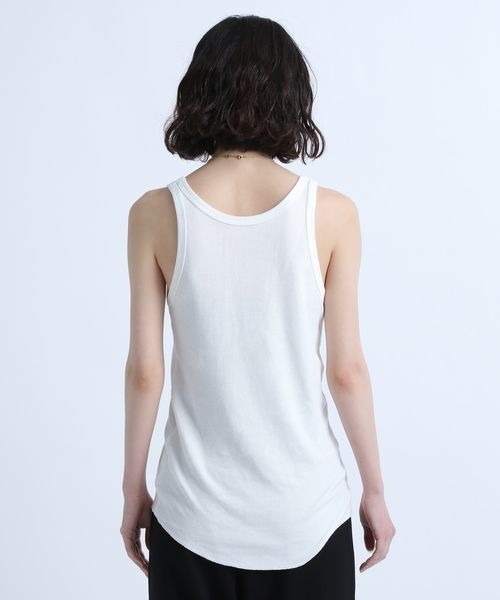 eL（エル）の「【eL】MadeinJapan Basic Tanktop/197836（タンクトップ・レディース・ブラック/ホワイト/ミント・FREE）」の5枚目の写真