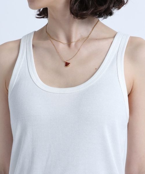 eL（エル）の「【eL】MadeinJapan Basic Tanktop/197836（タンクトップ・レディース・ブラック/ホワイト/ミント・FREE）」の11枚目の写真