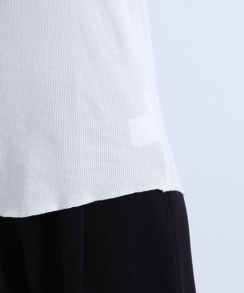 eL（エル）の「【eL】MadeinJapan Basic Tanktop/197836（タンクトップ・レディース・ブラック/ホワイト/ミント・FREE）」の8枚目の写真