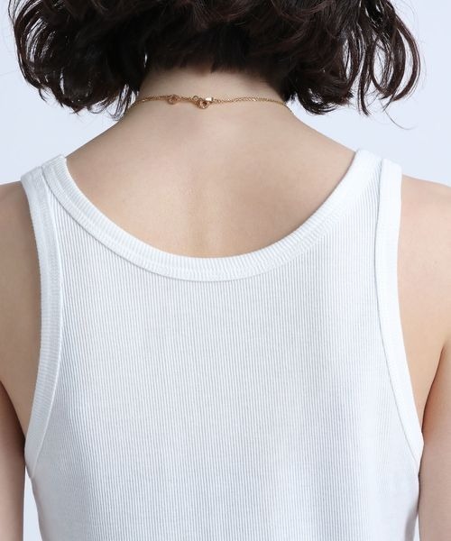 eL（エル）の「【eL】MadeinJapan Basic Tanktop/197836（タンクトップ・レディース・ブラック/ホワイト/ミント・FREE）」の14枚目の写真