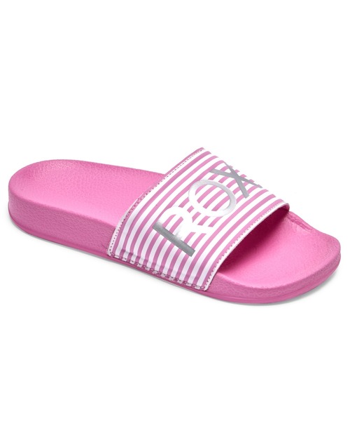 ROXY(ロキシー)の「RG SLIPPY II/ロキシーキッズスライドサンダル(サンダル・キッズ・ブラック/レッド・22cm/18cm/20cm)」の1枚目の写真