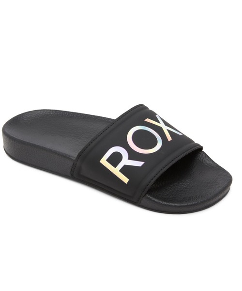ROXY(ロキシー)の「RG SLIPPY II/ロキシーキッズスライドサンダル(サンダル・キッズ・ブラック/レッド・22cm/18cm/20cm)」の2枚目の写真