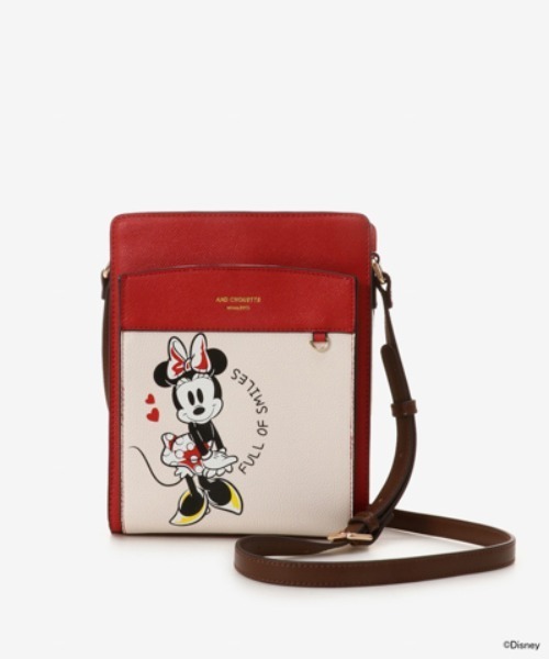 & chouette(アンドシュエット)の「《ディズニーコレクション「ミッキー&ミニー」》 縦型ショルダーバッグ(ショルダーバッグ・レディース・レッド/ブラック・FREE)」の11枚目の写真