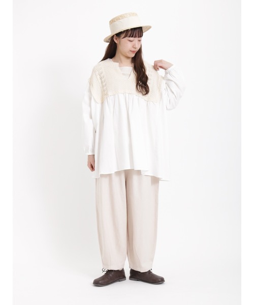 ニットチュニック☆無印良品好きサマンサモスモス好きアズノウアズ好きニコアンドに 23SSで大人気だった、あのチュニックが再登場 | ONWARD CROSSET