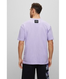 BOSS コットンジャージー Tシャツ ミクストメディア BOSS コットンジャージー Tシャツ ミクストメディア (Hugo Boss