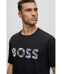 BOSS（ボス）の「フローラルプリントBOSSロゴ コットン