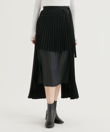 【TARO HORIUCHI/タロウホリウチ】Cutout Pleats Skirt/カットアウトプリーツスカート
