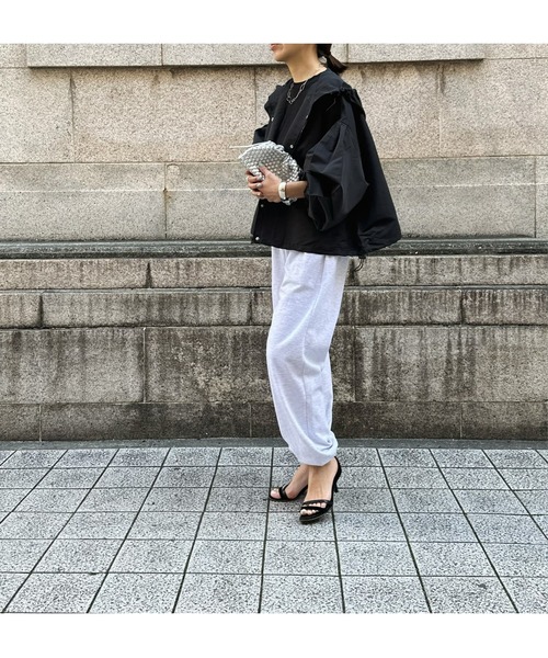 ulu（ウル）の「Balloon sleeve mountain jacket（マウンテンパーカー・レディース・ブラック・FREE）」の13枚目の写真