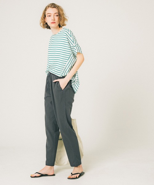 coca(coca)(コカ)の「バンザイスリーブTシャツ(Tシャツ/カットソー・レディース・A/ブラック/ホワイト/B・M/L)」の6枚目の写真