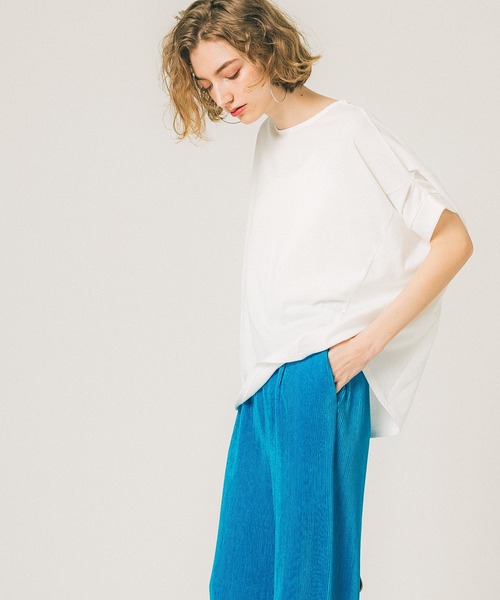 coca(coca)(コカ)の「バンザイスリーブTシャツ(Tシャツ/カットソー・レディース・A/ブラック/ホワイト/B・M/L)」の7枚目の写真