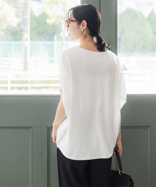 coca(coca)(コカ)の「バンザイスリーブTシャツ(Tシャツ/カットソー・レディース・A/ブラック/ホワイト/B・M/L)」の16枚目の写真