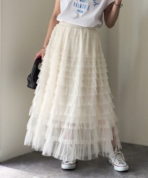 Riberry | チュールグラデーションティアードスカート(スカート)