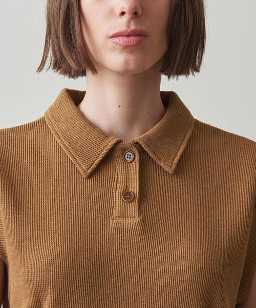 Steven Alan（スティーブンアラン）の「＜Steven Alan＞WAFFLE NO SLEEVE PULLOVER/カットソー（Tシャツ/カットソー・レディース・ダークブラウン/ブラック/オフホワイト・FREE）」の7枚目の写真