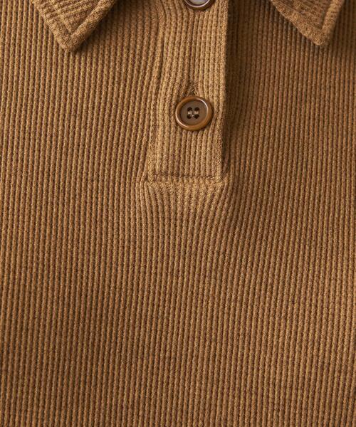 Steven Alan（スティーブンアラン）の「＜Steven Alan＞WAFFLE NO SLEEVE PULLOVER/カットソー（Tシャツ/カットソー・レディース・ダークブラウン/ブラック/オフホワイト・FREE）」の10枚目の写真