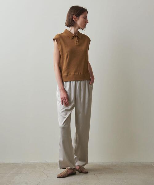 Steven Alan（スティーブンアラン）の「＜Steven Alan＞WAFFLE NO SLEEVE PULLOVER/カットソー（Tシャツ/カットソー・レディース・ダークブラウン/ブラック/オフホワイト・FREE）」の11枚目の写真