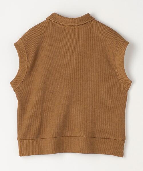 Steven Alan（スティーブンアラン）の「＜Steven Alan＞WAFFLE NO SLEEVE PULLOVER/カットソー（Tシャツ/カットソー・レディース・ダークブラウン/ブラック/オフホワイト・FREE）」の16枚目の写真