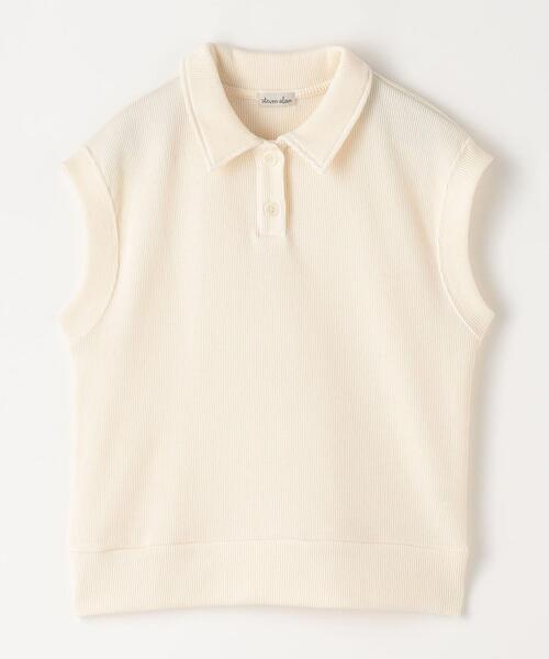 Steven Alan（スティーブンアラン）の「＜Steven Alan＞WAFFLE NO SLEEVE PULLOVER/カットソー（Tシャツ/カットソー・レディース・ダークブラウン/ブラック/オフホワイト・FREE）」の21枚目の写真