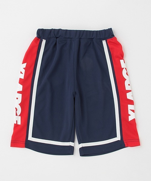 XLARGE KIDS（エクストララージキッズ）の「バスケット風切替ショーツ（その他パンツ・キッズ・パープル/ネイビー/ブラック・90cm/110cm/120cm/100cm/130cm/140cm）」の2枚目の写真