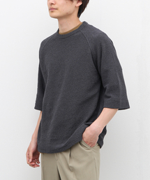 walenode | 【walenode / ウェルノード 】ペーパーブークレ ベースボール ニットTシャツ(ニット/セーター)