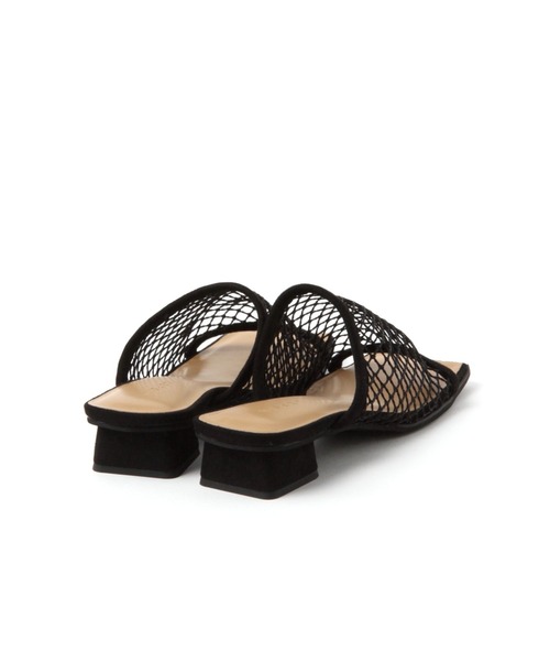 LEPSIM（レプシィム）の「スクエアメッシュミュール　753491（サンダル・レディース・ブラック/ダークブラウン・MEDIUM/LARGE）」の15枚目の写真