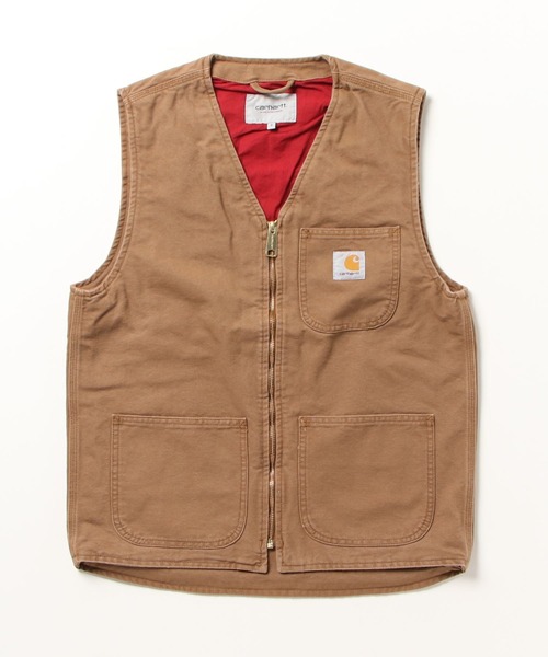 Carhartt WIP（カーハートダブリューアイピー）の「Carhartt WIP/カーハートダブリューアイピー ARBOR VEST ベスト アウトドア/ワーク ストリート I031521（ベスト・メンズ・ブラック/ライトブラウン・L/S/M）」の11枚目の写真