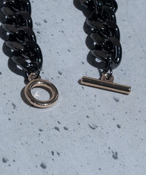 JOHN'S CLOSET(ジョンズクローゼット)の「【40】〔2点セット〕デザインチェーン ネックレス &ブレスレット ペアセット(ネックレス・メンズ・G/E/H/A/D/C/B/F・FREE)」の12枚目の写真