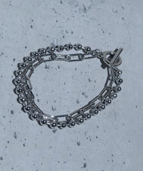 JOHN'S CLOSET(ジョンズクローゼット)の「【40】〔2点セット〕デザインチェーン ネックレス &ブレスレット ペアセット(ネックレス・メンズ・G/E/H/A/D/C/B/F・FREE)」の22枚目の写真