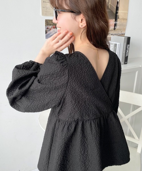 【オケージョン】≪前後2WAY≫カシュクールブラウスセットオールインワン オケージョン】≪前後2WAY≫カシュクールブラウスセット