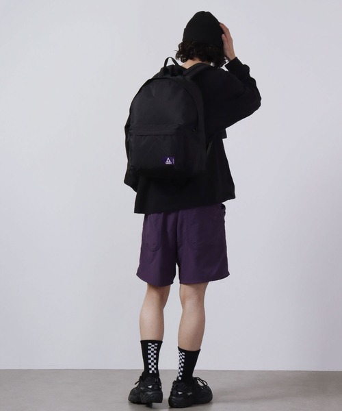 GERRY(ジェリー)の「GERRY はっ水加工 リュック デイパック パソコンバッグ(バックパック/リュック・メンズ・ブラック/チャコール/ブラウン・FREE)」の8枚目の写真